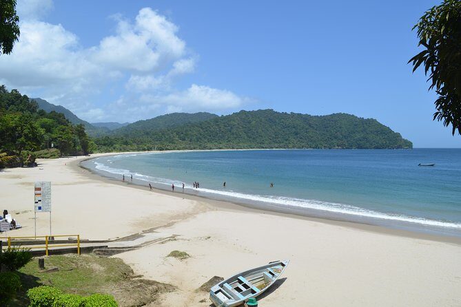Coastal Tour of Trinidad - Las Cuevas Bay: A Mile of Coast and Rainforest Framing
