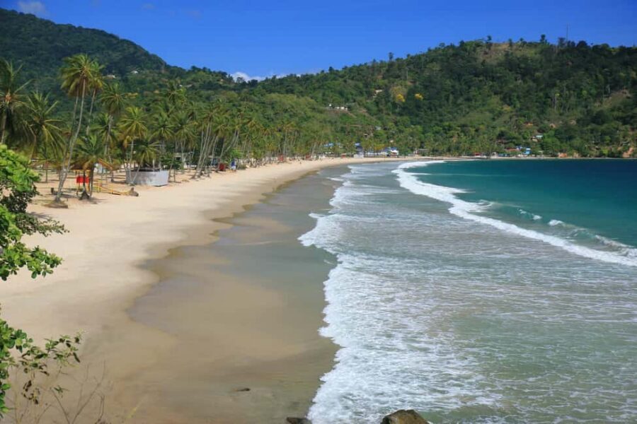 Trinidad: Rainforest Hike to Avocat Waterfall - Las Cuevas Bay: another coast stop with a calmer feel